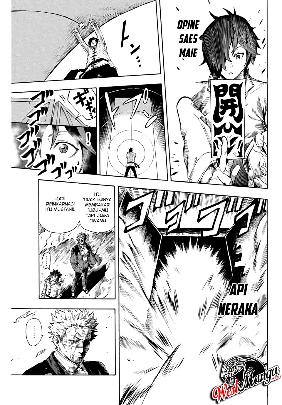 Jigoku no Gouka de Yaka re Tsuzuketa Shounen. Saikyou no Honou Tsukai to Natte Fukkatsu Suru. Chapter 01.1 Gambar 13