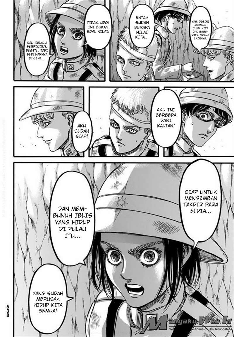 Shingeki no Kyojin Chapter 91 Gambar 19