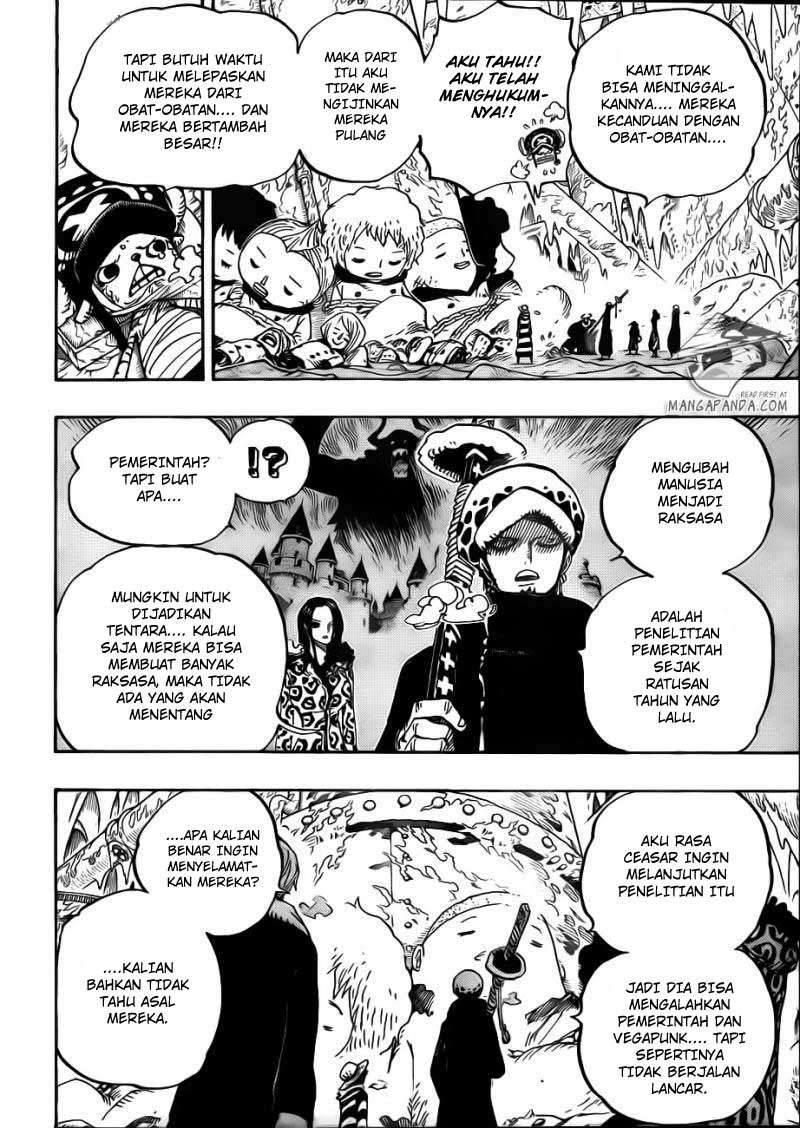 One Piece Chapter 668 Gambar 9